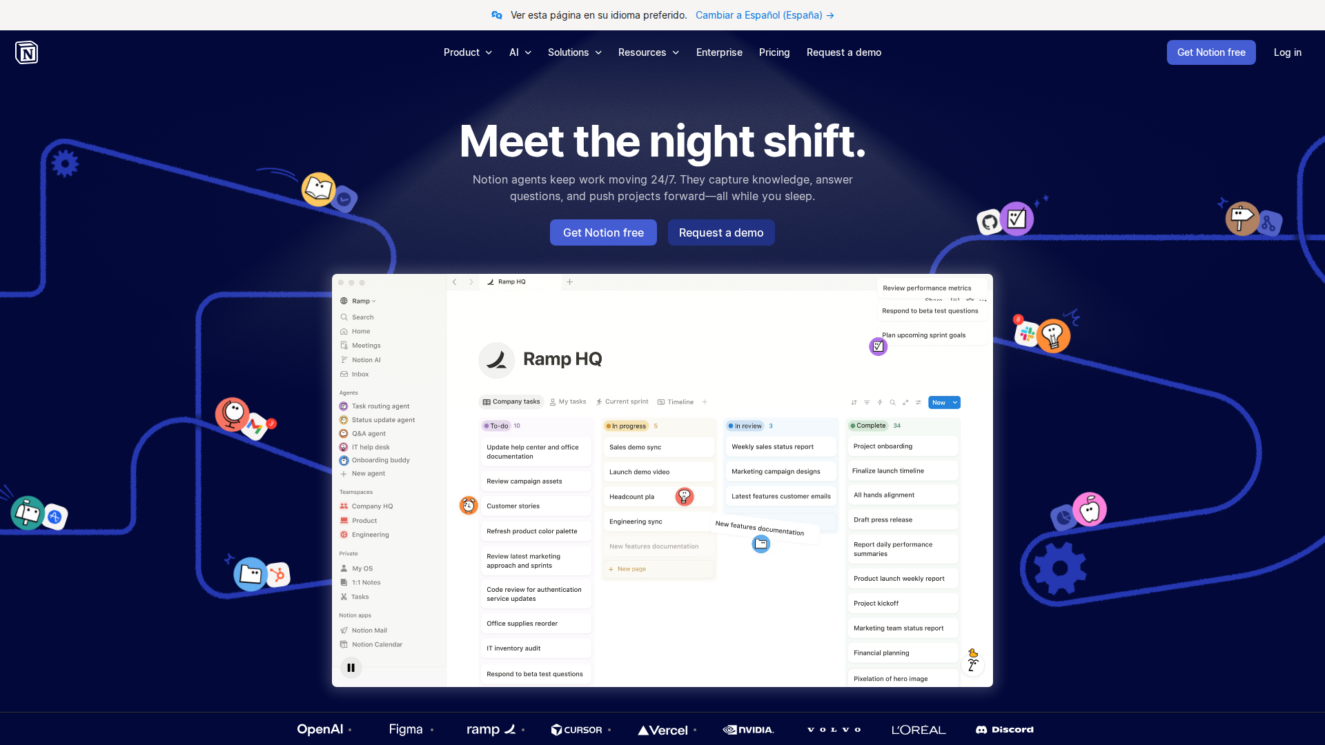 Notion AI screenshot